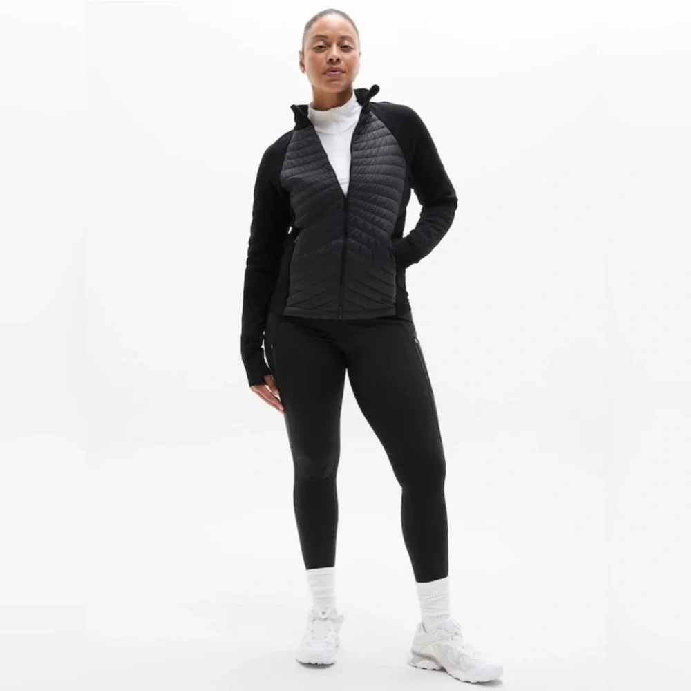 NWT Athleta Flurry Force Insulated Primaloft Black Jacket Sz M (#415705)